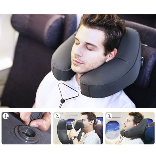 Hooded Travel Pillow Fluzz Ink