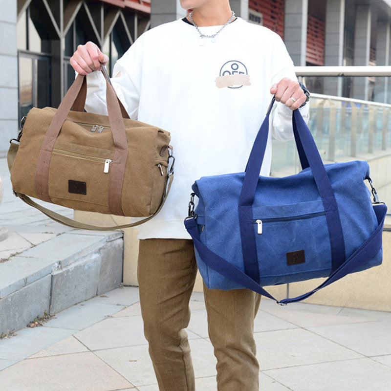 Men's Travel Canvas Bag Going Out Duffel  For Men Fluzz Ink